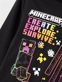 NAME IT Minecraft Sweatshirt Jiz Black